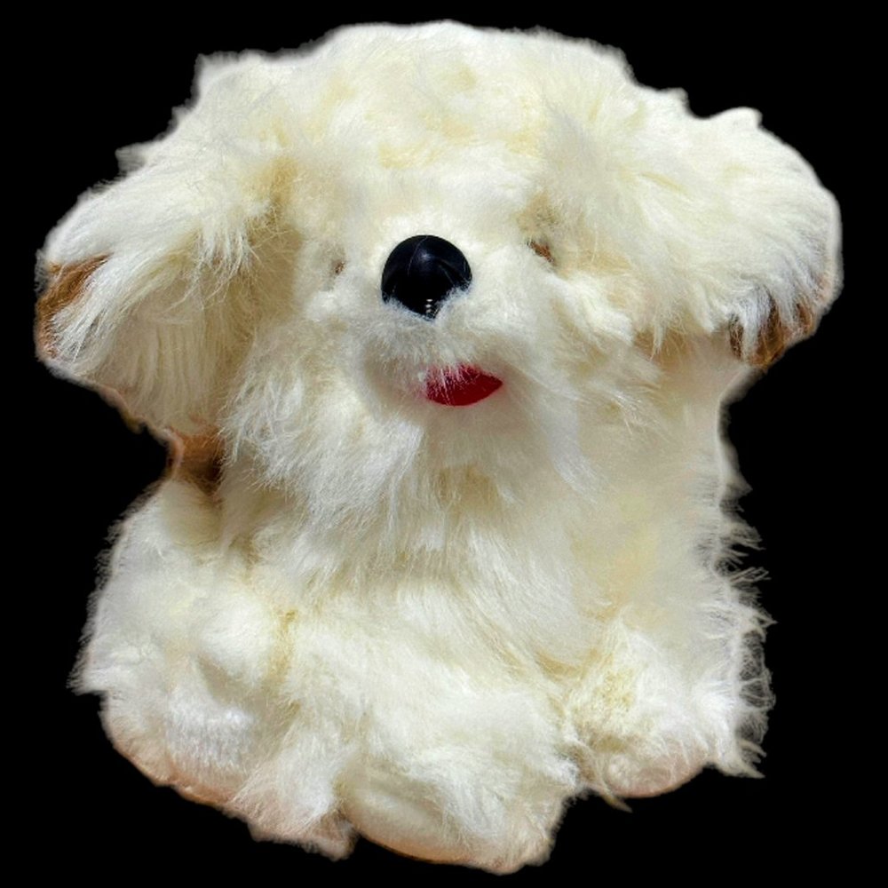 Vintage Shilla Old English Sheepdog Dog 14" Stuffed Animal Plush Toy 1989 Shaggy